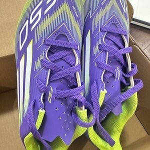 adidas Kids Shoes in Purple and Yellow